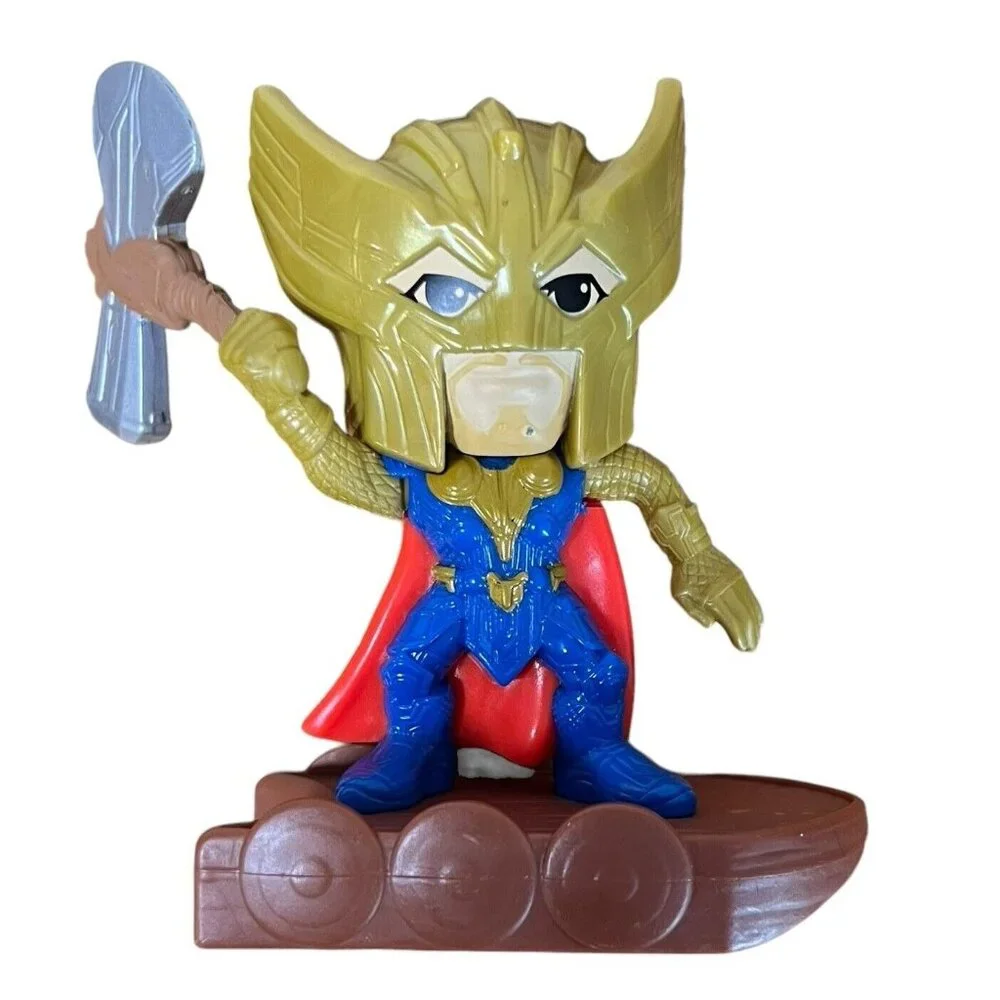 Mcdonalds Happy Meal Toy #4 Mighty Thor-Marvel‎ Studios-Thor Love and Thunder 2